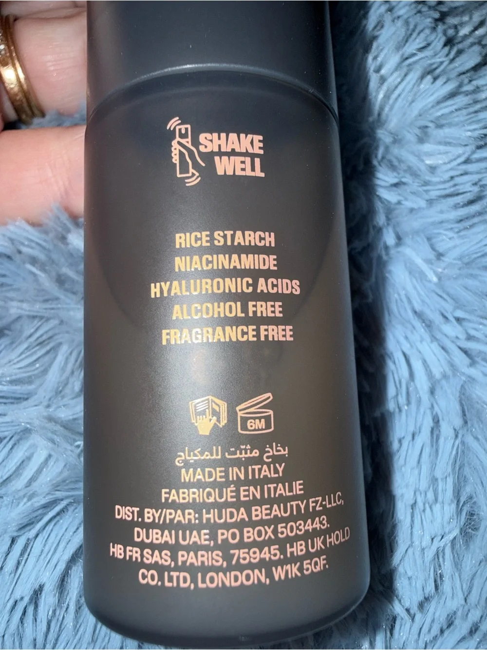 huda beauty Easy Bake Setting Spray – travel size